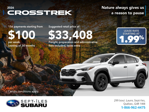 2026 Subaru Crosstrek