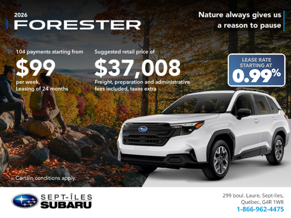 2026 Subaru Forester