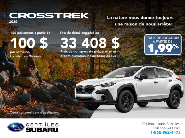 Subaru Crosstrek 2026