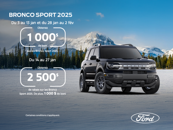 Ford Bronco Sport 2025