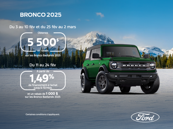 Ford Bronco 2025