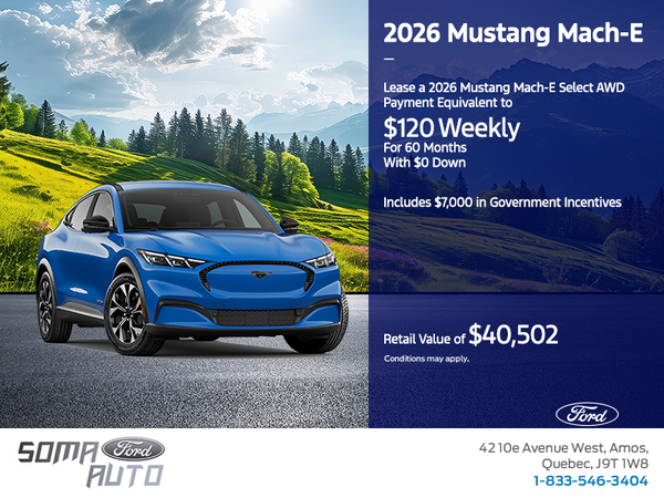 2026 Ford Mustang Mach-E