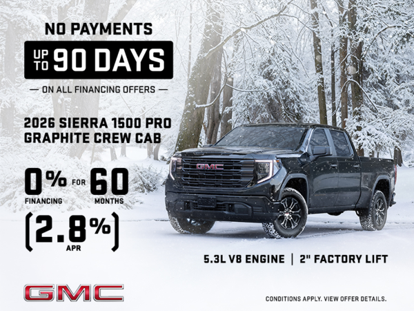 The 2026 GMC Sierra 1500 Pro Graphite