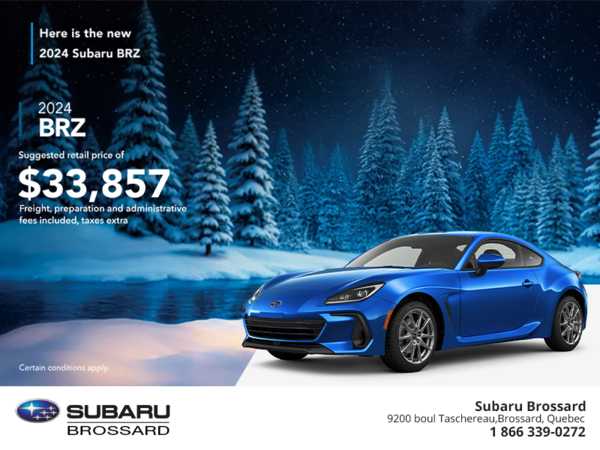 Get the 2024 BRZ today!