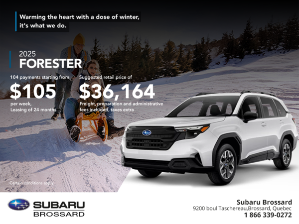 Get the 2025 Forester!