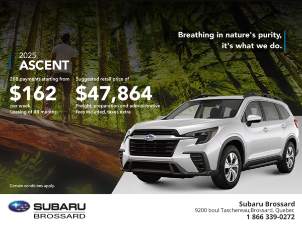 Get the 2025 Ascent today!