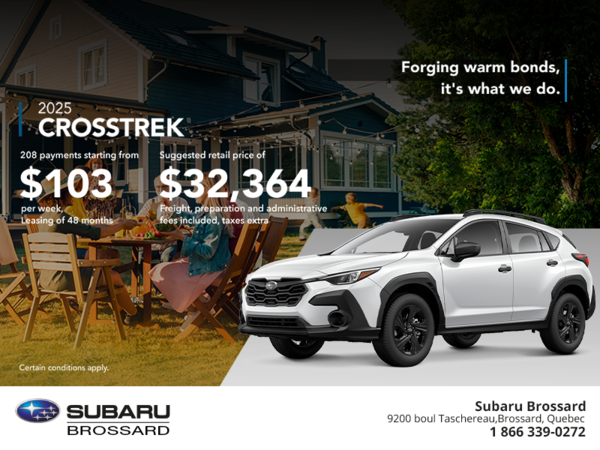 Get the 2025 Crosstrek today!