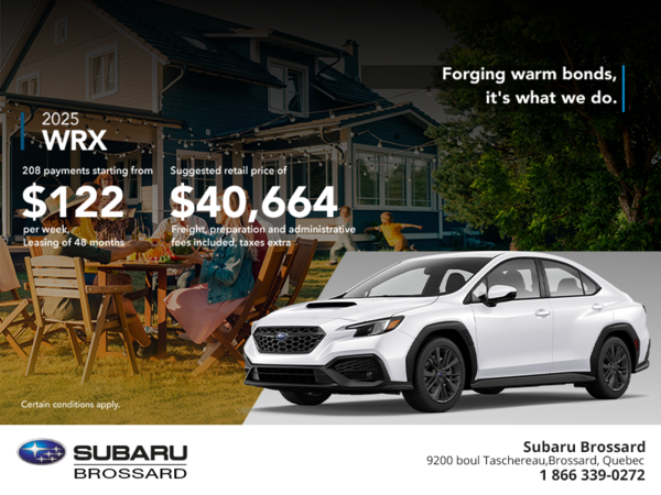 Get the 2025 WRX today!