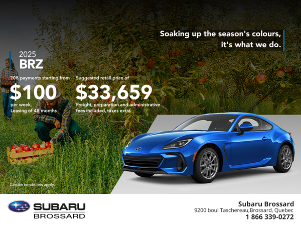 Get the 2025 BRZ today!