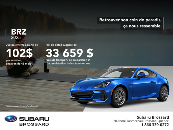 Procurez-vous la BRZ 2025!