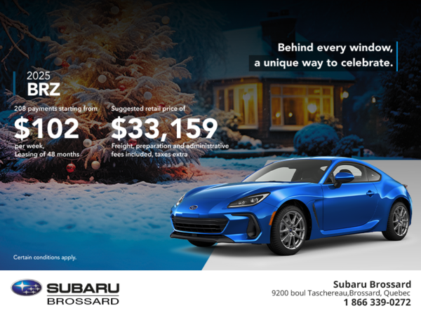 Get the 2025 BRZ today!