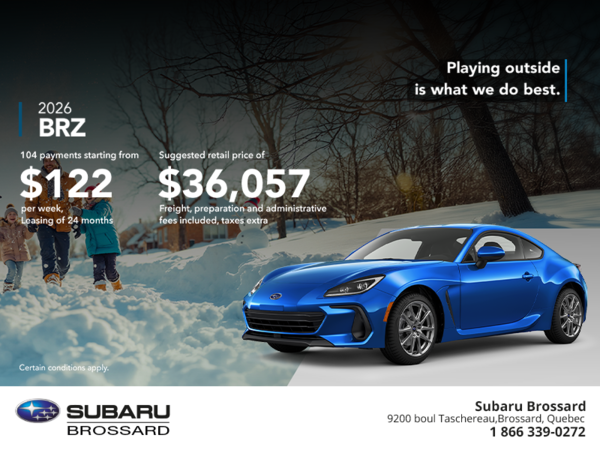 Get the 2026 BRZ today!