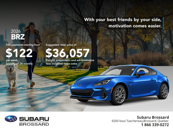 Get the 2026 BRZ today!