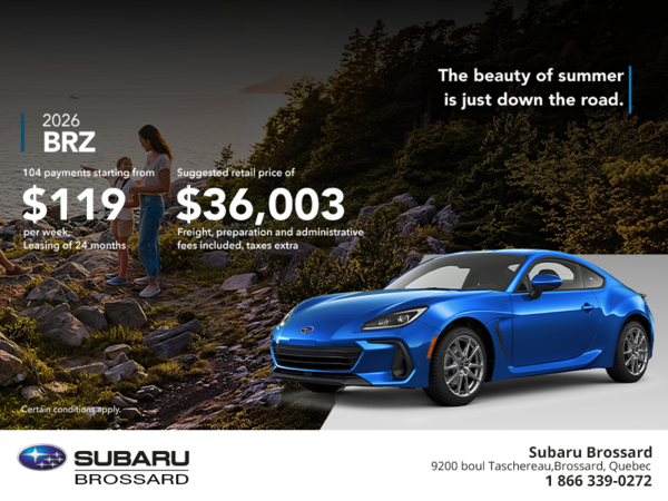 Get the 2026 BRZ today!