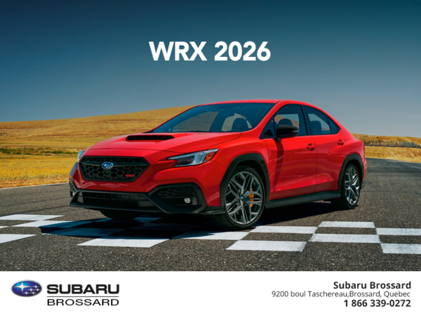 Procurez-vous la WRX 2026!