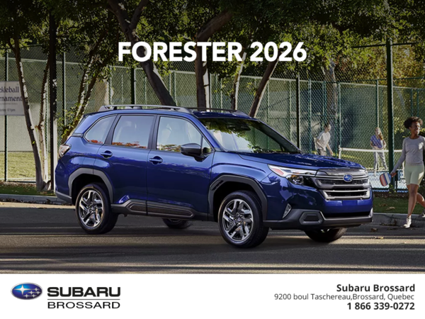 Procurez-vous le Forester 2026!