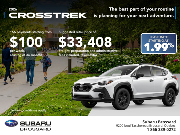 2026 Subaru Crosstrek