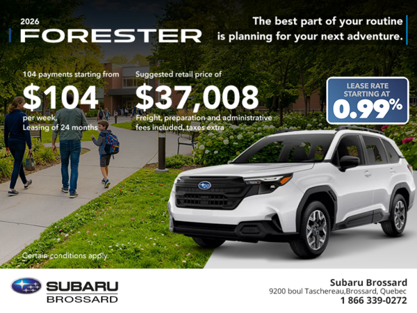 2026 Subaru Forester