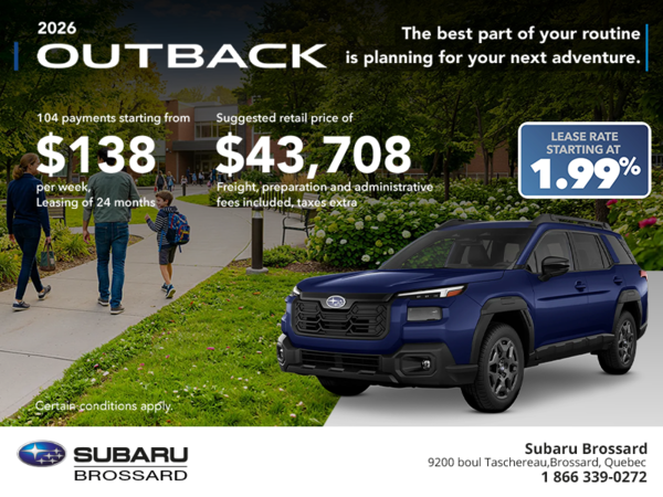 2026 Subaru Outback