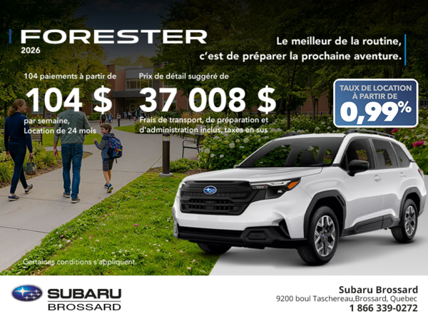 Subaru Forester 2026