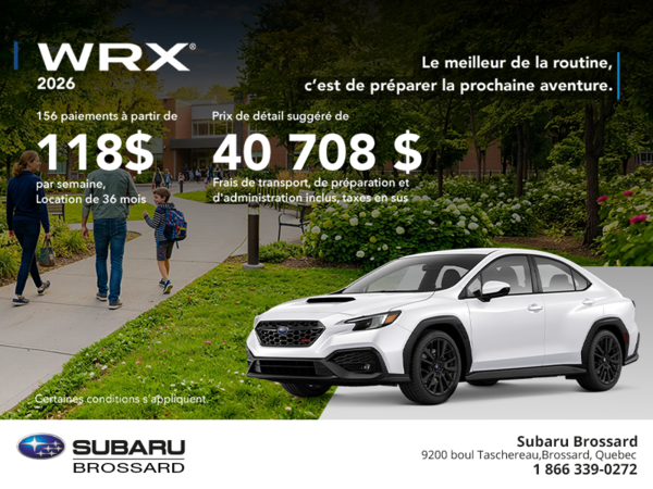 Subaru WRX 2026