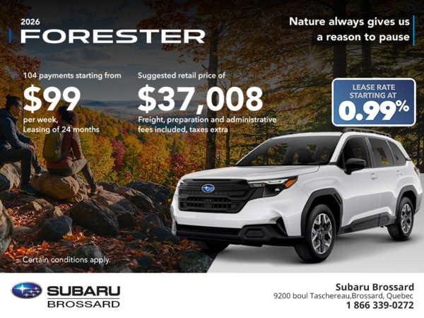 2026 Subaru Forester