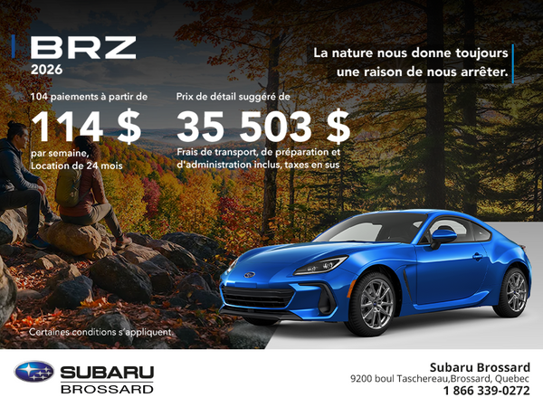 Subaru BRZ 2026