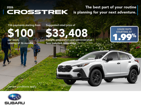 2026 Subaru Crosstrek