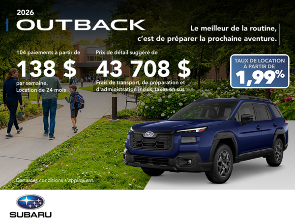 Subaru Outback 2026