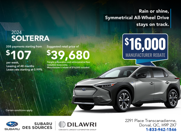 Get the 2024 Solterra today!