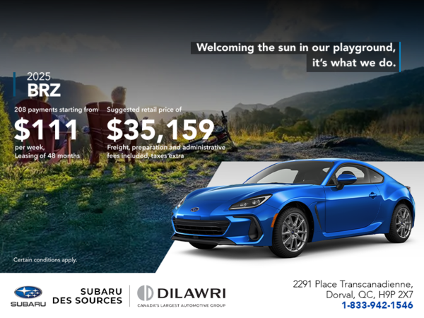 Get the 2025 BRZ today!