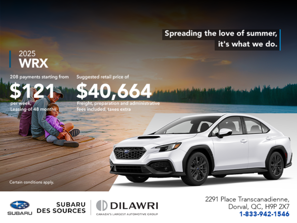 Get the 2025 WRX today!