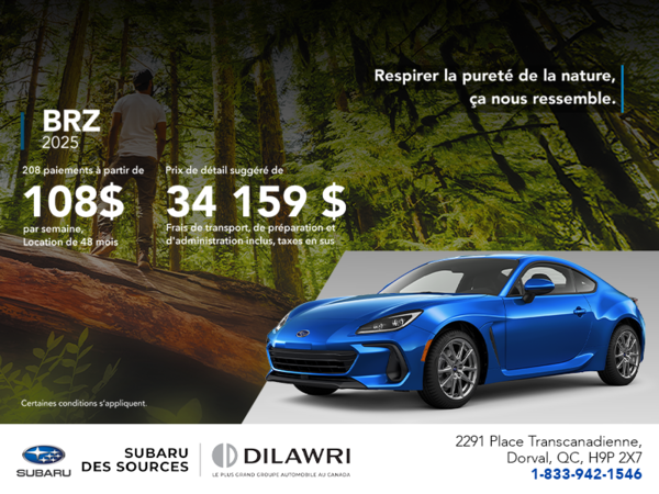 Procurez-vous la BRZ 2025!