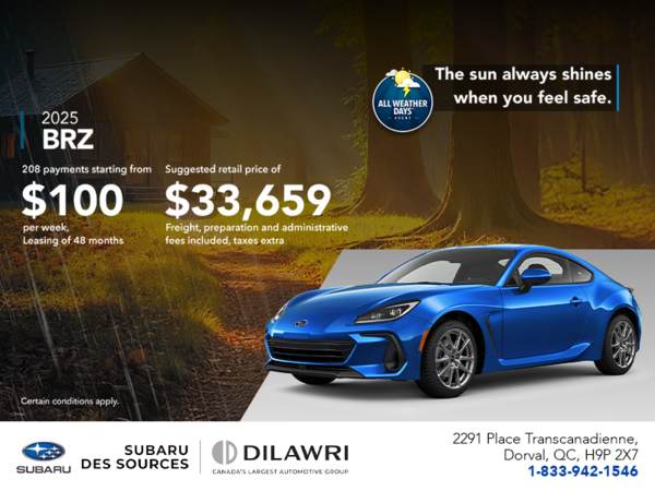 Get the 2025 BRZ today!