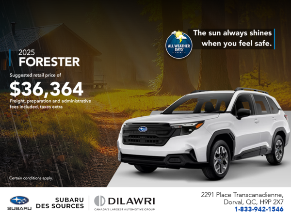 Get the 2025 Forester!