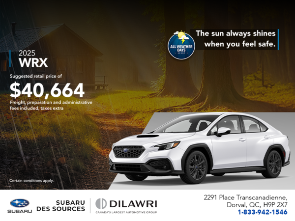 Get the 2025 WRX today!