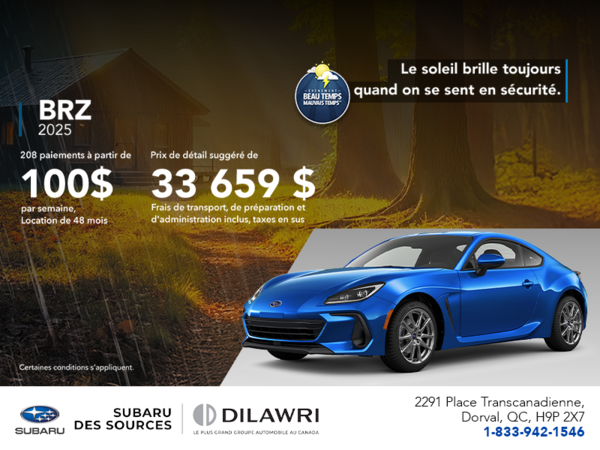 Procurez-vous la BRZ 2025!