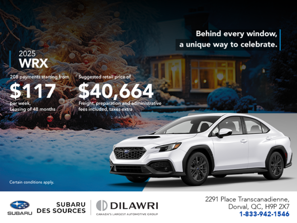 Get the 2025 WRX today!
