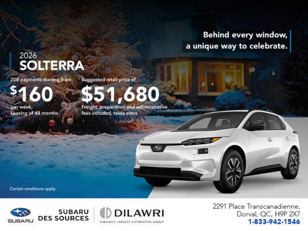 Get the 2026 Solterra today!