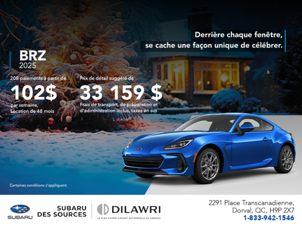 Procurez-vous la BRZ 2025!