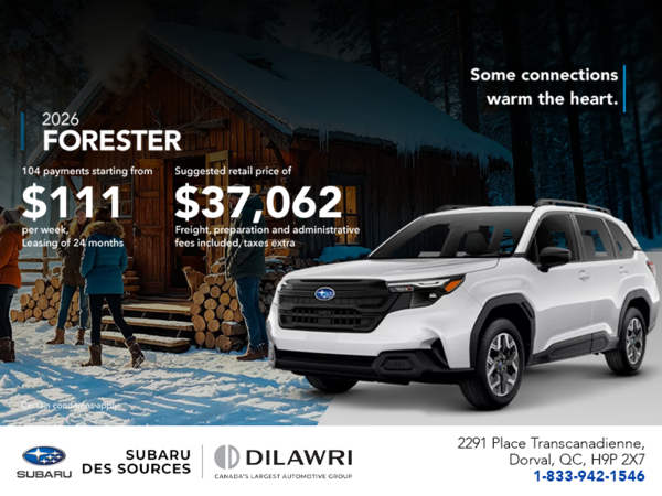 Get the 2026 Forester!