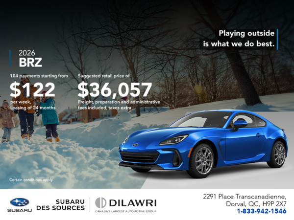 Get the 2026 BRZ today!