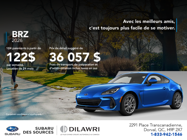 Procurez-vous la BRZ 2026!