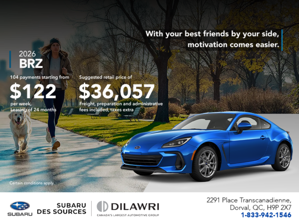 Get the 2026 BRZ today!