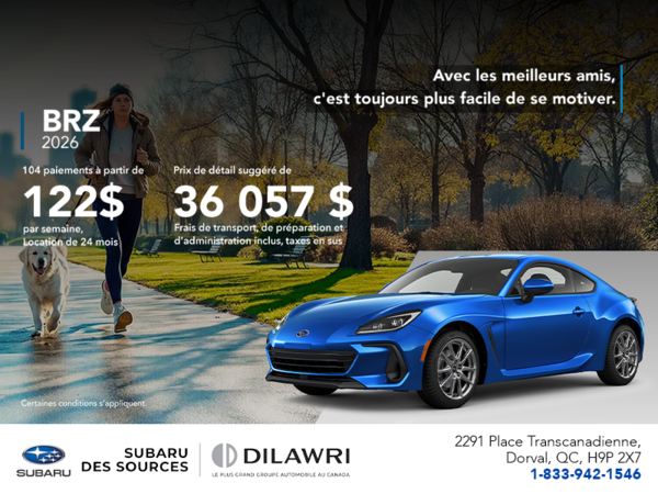 Procurez-vous la BRZ 2026!