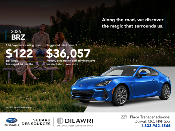Get the 2026 BRZ today!