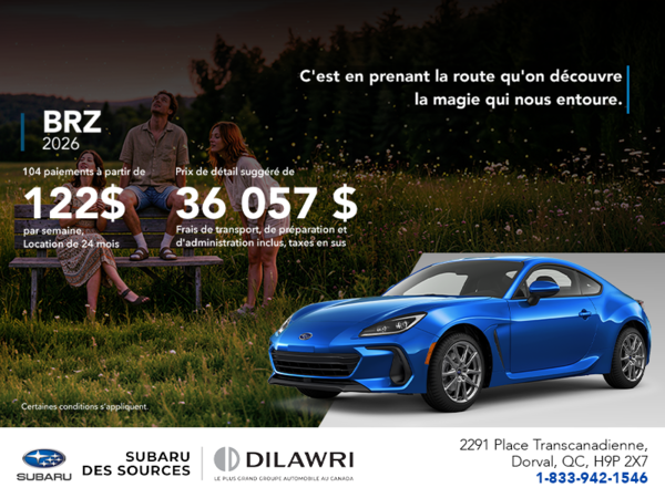 Procurez-vous la BRZ 2026!