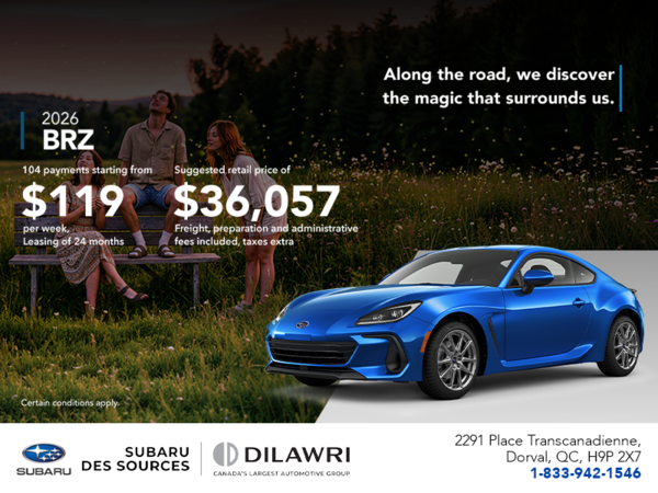 Get the 2026 BRZ today!