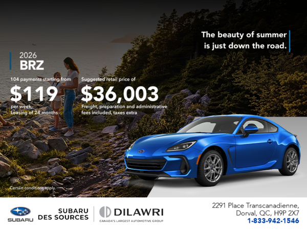 Get the 2026 BRZ today!