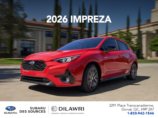 Get the 2026 Impreza!